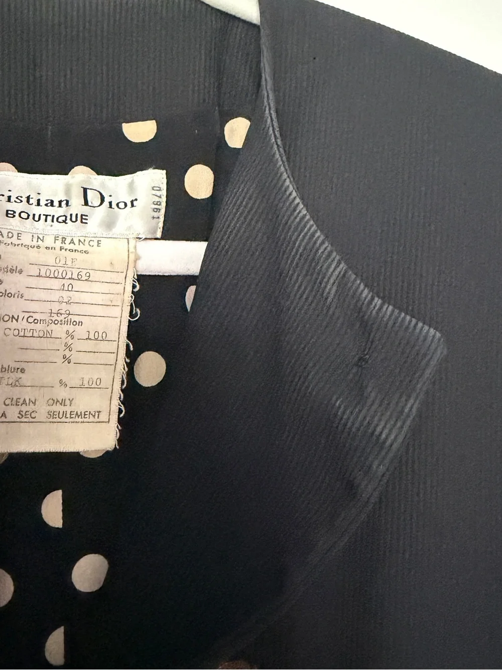 VTG CHRISTIAN DIOR BOUTIQUE JACKET SZ 40!